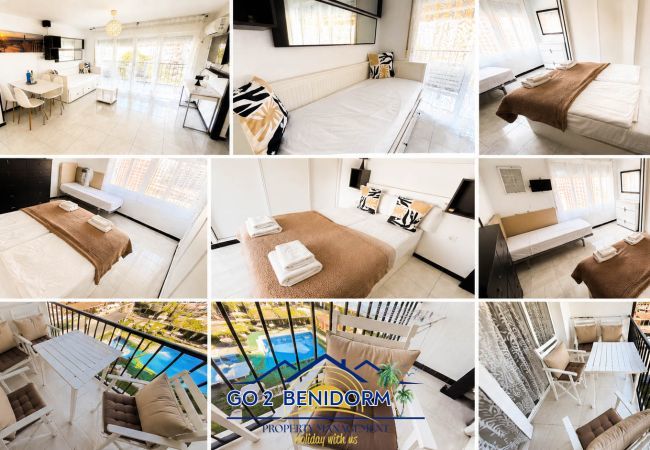 Ferienwohnung in Benidorm - Bermuda Vibes Benidorm Pool View Terrace